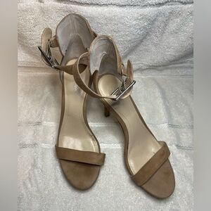 Calvin Klein Nude Platform Sandals 8.5